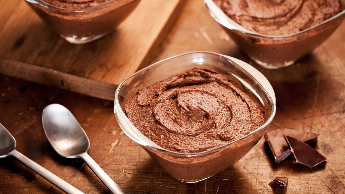 mousse de chocolate low carb